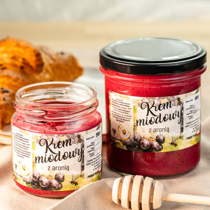 Krem miodowy z Aronią