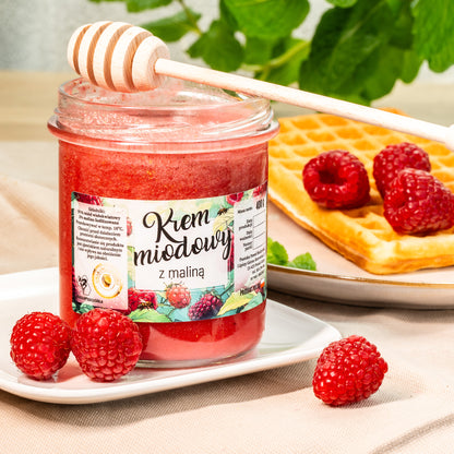 Krem Miodowy z Maliną