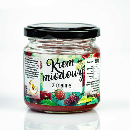 Krem Miodowy z Maliną