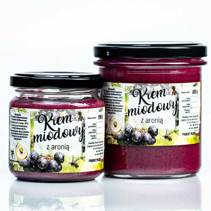 Krem miodowy z Aronią