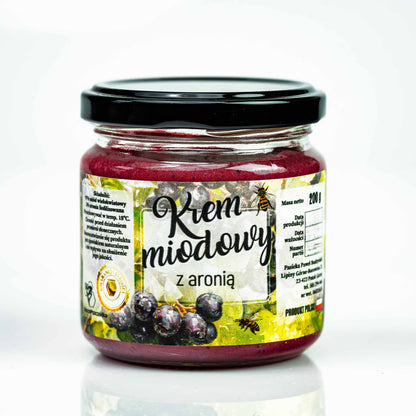 Krem miodowy z Aronią