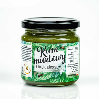 Krem miodowy z Miętą