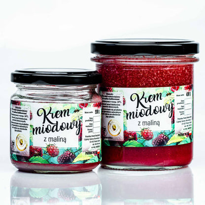 Krem Miodowy z Maliną