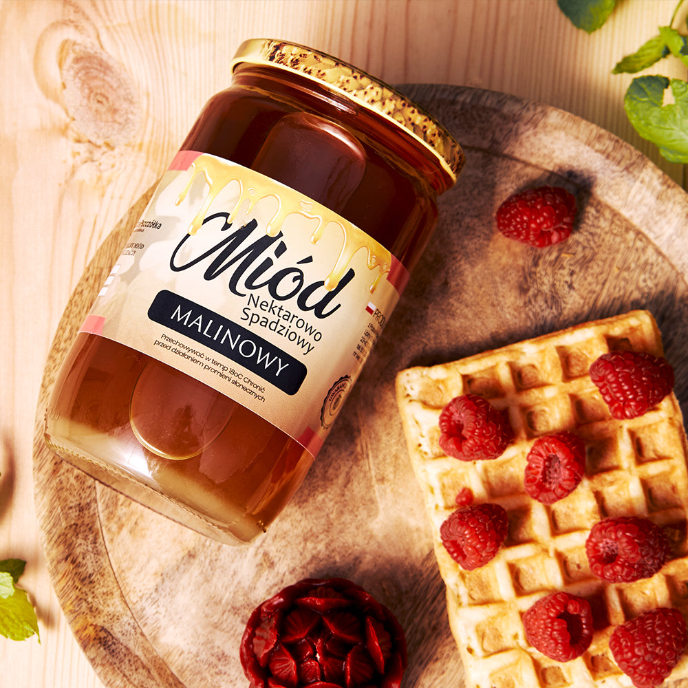 miód malinowy 980 gram