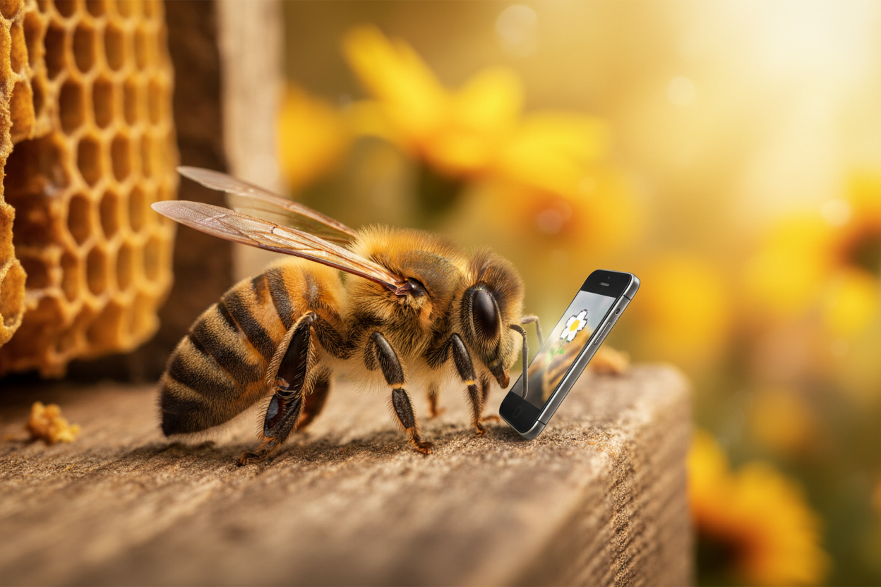 STWÓRZ NATURALNĄ PSZCZOŁE Z TELEFONEM